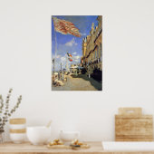 Hotel des Roches Noires, Trouville van Claude Mone Poster (Keuken)