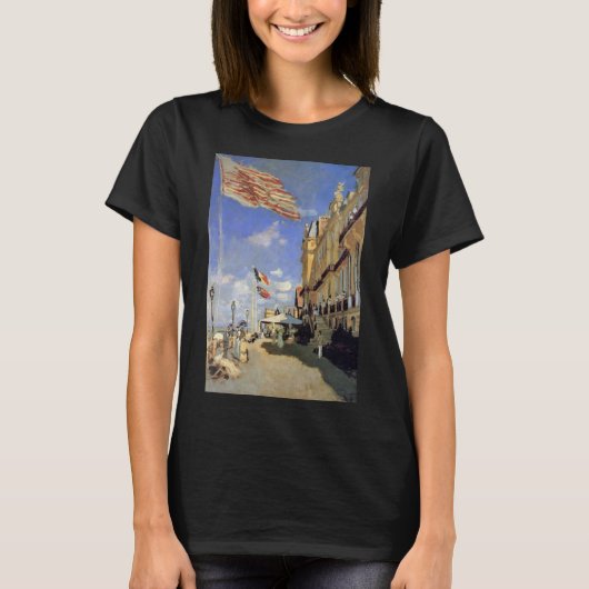 Hotel des Roches Noires, Trouville van Claude Mone T-shirt (Voorkant)