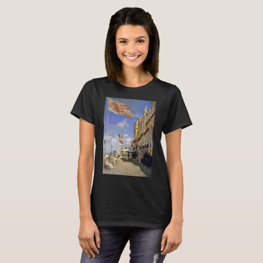 Hotel des Roches Noires, Trouville van Claude Mone T-shirt (Voorkant volledig)