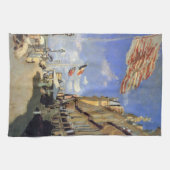 Hotel des Roches Noires, Trouville van Claude Mone Theedoek (Horizontaal)