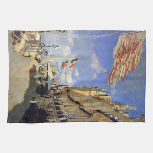 Hotel des Roches Noires, Trouville van Claude Mone Theedoek (Horizontaal)