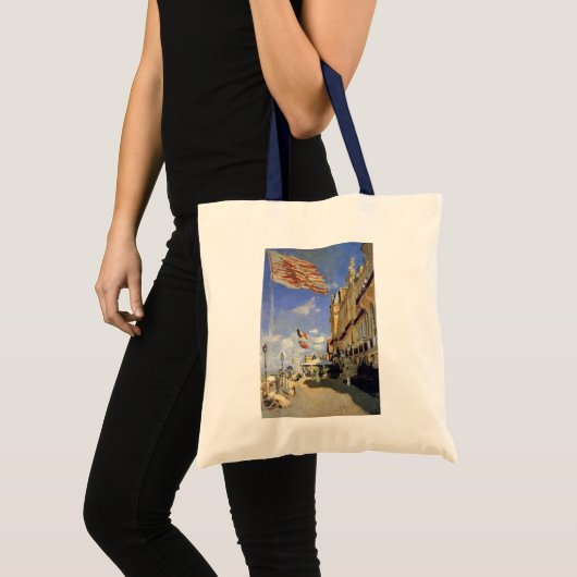 Hotel des Roches Noires, Trouville van Claude Mone Tote Bag (Voorkant (product))