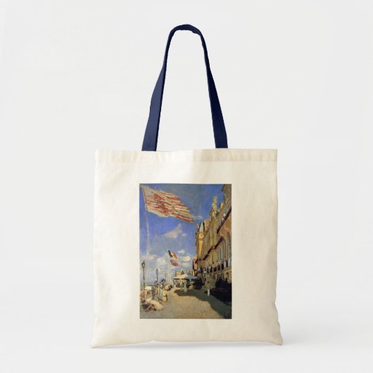Hotel des Roches Noires, Trouville van Claude Mone Tote Bag (Voorkant)