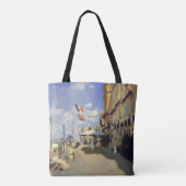 Hotel des Roches Noires, Trouville van Claude Mone Tote Bag (Achterkant)