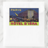 Hôtel d'Iéna Rechthoekige Sticker (Tas)
