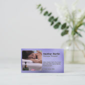 Hotel Diensten | Spa | Massage Visitekaartje (Staand voorkant)