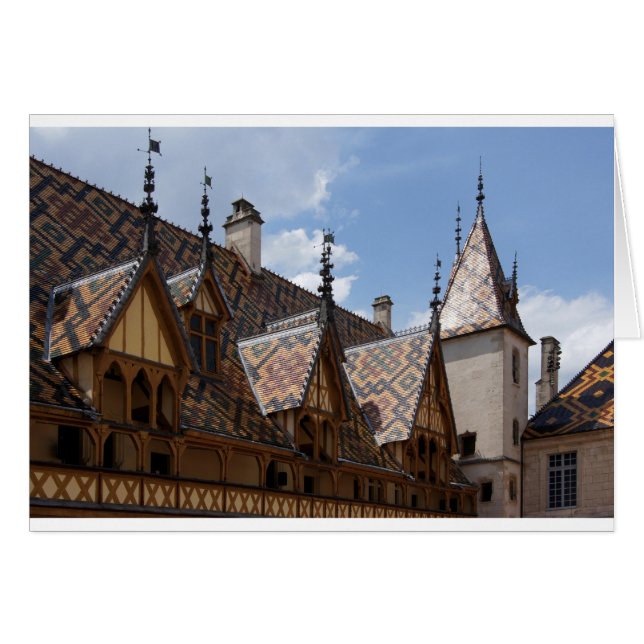 Hotel-Dieu de Beaune France bouwarchitectuur (Voorkant Horizontaal)