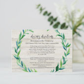 Hotel Driving Directions Laurel Leaf Wood Script Kaart (Staand voorkant)