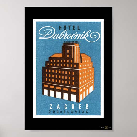 HOTEL DUBROVNIK POSTER (Voorkant)