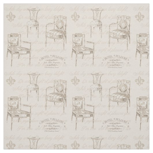 Hotel Dulocke Fabric Stof (Swatch)