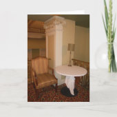 "Hotel Duluth Chair & Table" Hallowe’en Kaart (Voorkant)