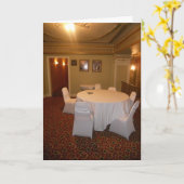 Hotel Duluth Overdekte Stoelen & Tafels Hallowe’en Kaart (Gele Bloem)