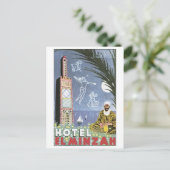 Hotel El Minzah, Tangier Briefkaart (Staand voorkant)