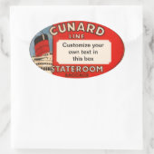 hotel- en reisticker ovale sticker (Tas)