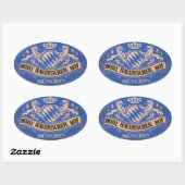 hotel- en reisticker ovale sticker (Vel)