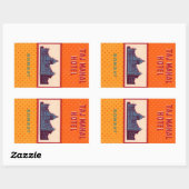  hotel- en reisticker rechthoekige sticker (Vel)