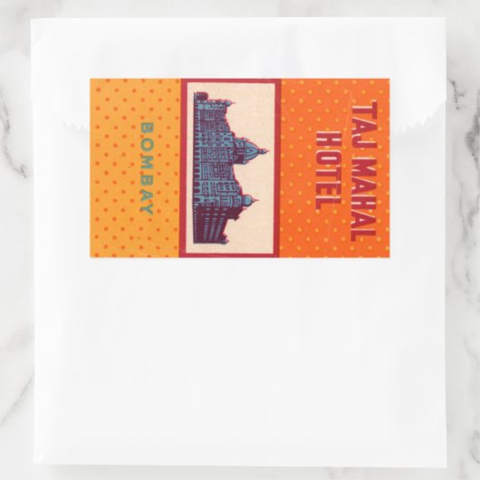  hotel- en reisticker rechthoekige sticker (Tas)