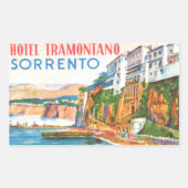  hotel- en reisticker rechthoekige sticker (Voorkant)