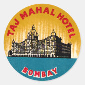  hotel- en reisticker ronde sticker (Voorkant)