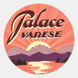  hotel- en reisticker ronde sticker