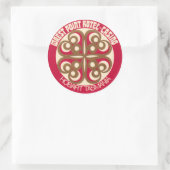  hotel- en reisticker ronde sticker (Tas)