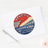  hotel- en reisticker ronde sticker (Envelop)