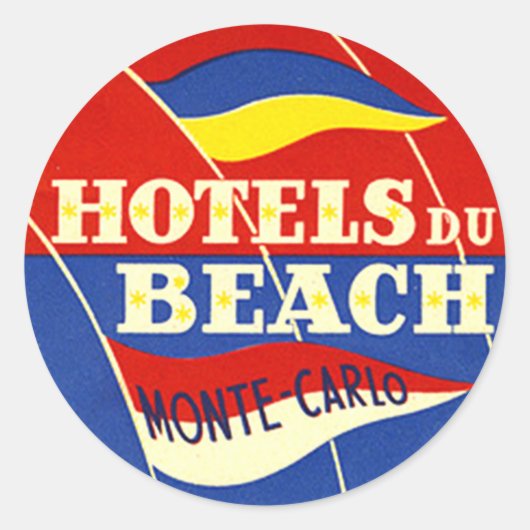  hotel- en reisticker ronde sticker (Voorkant)
