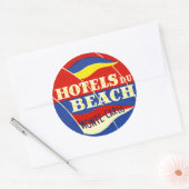  hotel- en reisticker ronde sticker (Envelop)