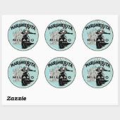 hotel- en reisticker ronde sticker (Vel)