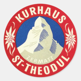  hotel- en reisticker ronde sticker