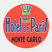  hotel- en reisticker ronde sticker (Voorkant)