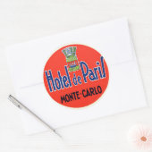  hotel- en reisticker ronde sticker (Envelop)