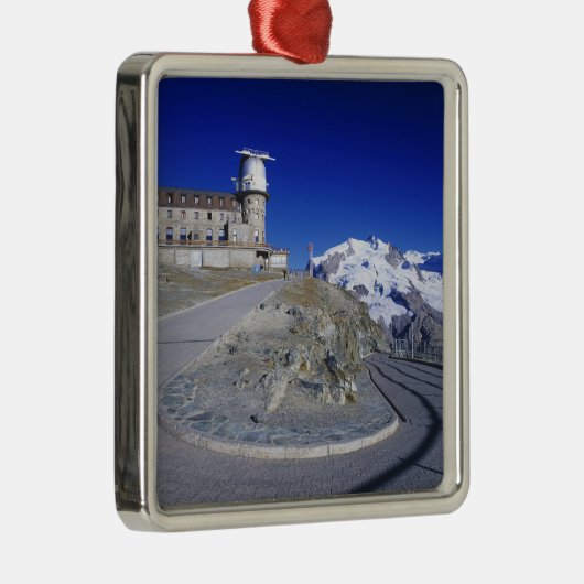 hotel- en trailhotel Kulm, Gornergrat, Zermatt, Metalen Ornament (Rechts)