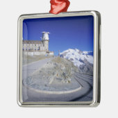 hotel- en trailhotel Kulm, Gornergrat, Zermatt, Metalen Ornament (Links)