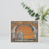 Hotel Excelsior Casablanca Briefkaart (Staand voorkant)