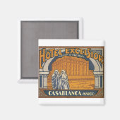 Hotel Excelsior Casablanca Magneet (Voorkant / Achterkant)