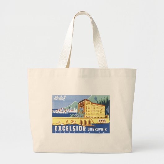Hotel Excelsior Dubrovnik Grote Tote Bag (Voorkant)
