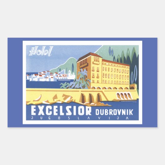 Hotel Excelsior Dubrovnik Rechthoekige Sticker (Voorkant)