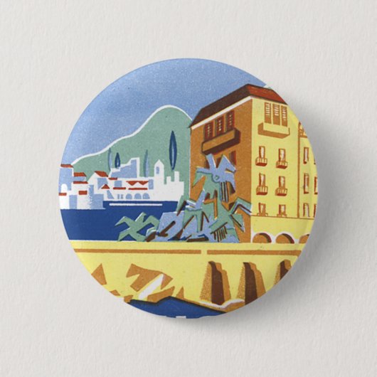 Hotel Excelsior Dubrovnik Ronde Button 5,7 Cm (Voorkant)