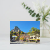 Hotel Frontenac High boven Quebec City Briefkaart (Staand voorkant)