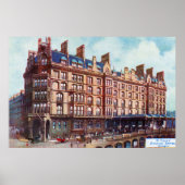hotel Glasgow in het  station St Enoch Poster (Voorkant)