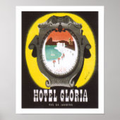 Hotel Gloria Rio de Janeiro (wit) Poster (Voorkant)