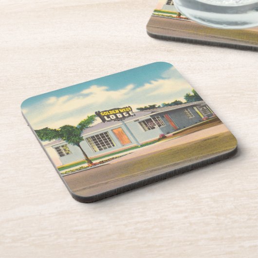  hotel, Golden West Lodge Motel Bier Onderzetter (Linkerzijde)