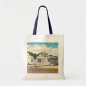 hotel, Golden West Lodge Motel Tote Bag (Voorkant)