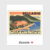 Hotel Grande Bretagne Bellagio Sticker (Vel)