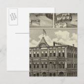 Hotel Hicks, Stockton, Kansas Briefkaart (Voorkant / Achterkant)