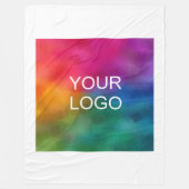 Hotel Hostel Motel Guest House Uw bedrijf Logo Fleece Deken (Voorkant)