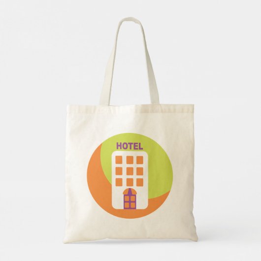 Hotel Icon Canvas tas (Achterkant)