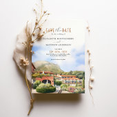 Hotel Il Pellicano Italiaanse bruiloft Bewaar de d Kaart