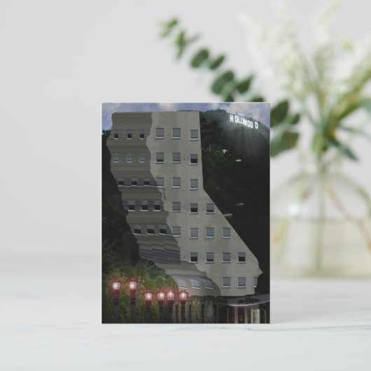 Hotel in Californië Briefkaart (Staand voorkant)